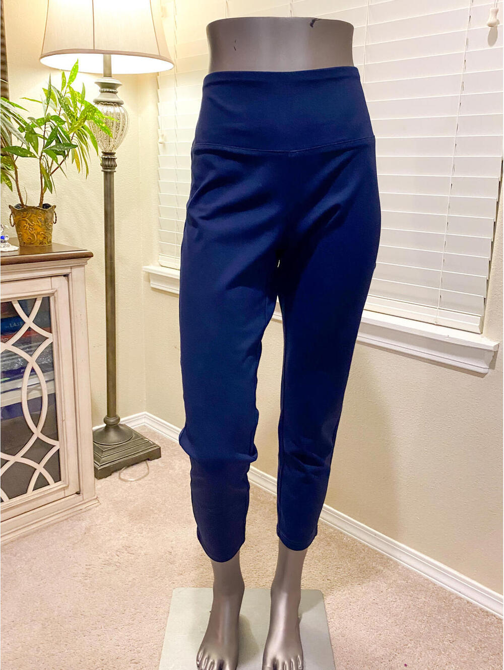 Navy Blue High Waist Leggings